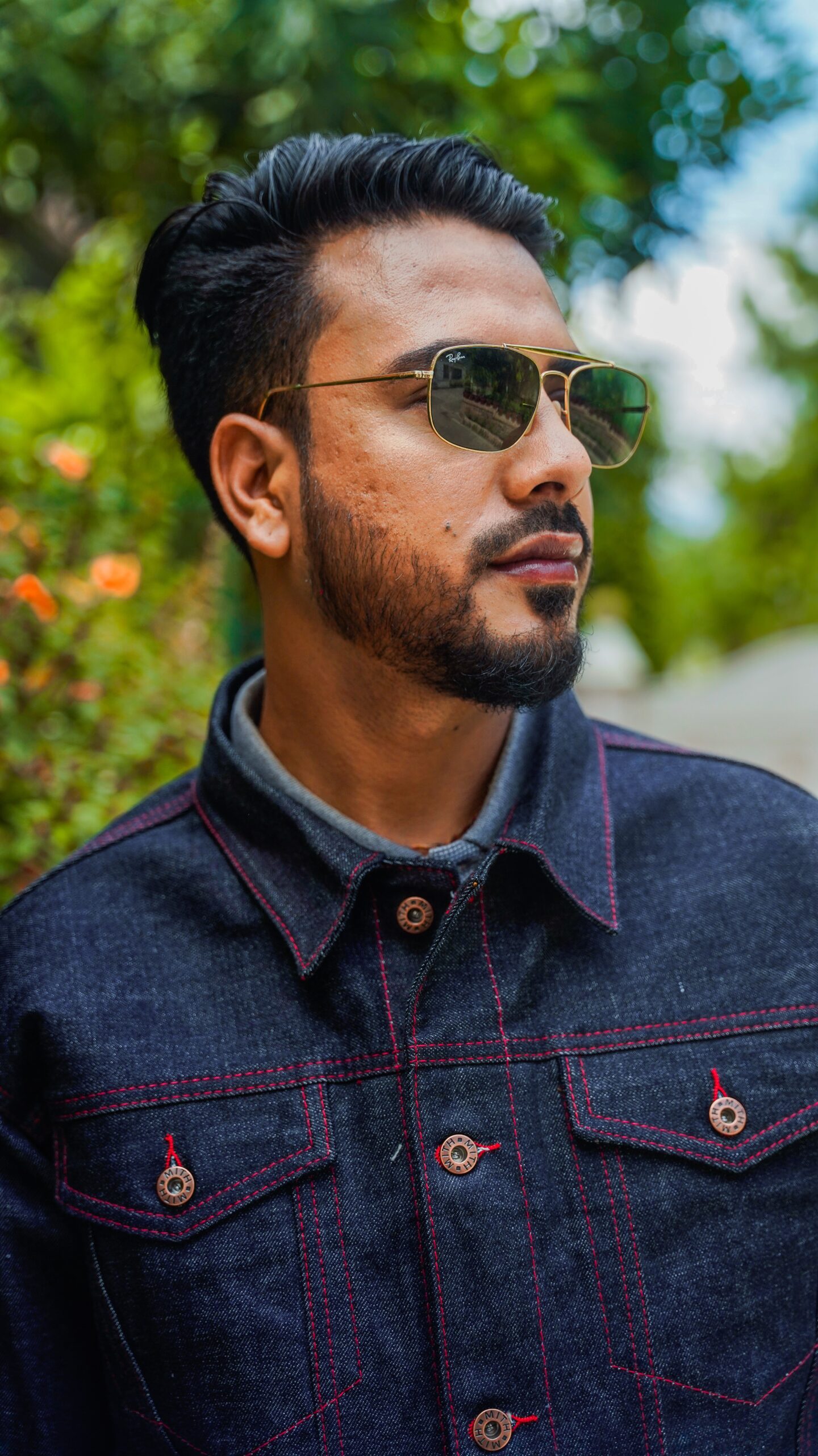 16oz Japanese Selvedge Denim Jacket Type III Red Thread Indigo