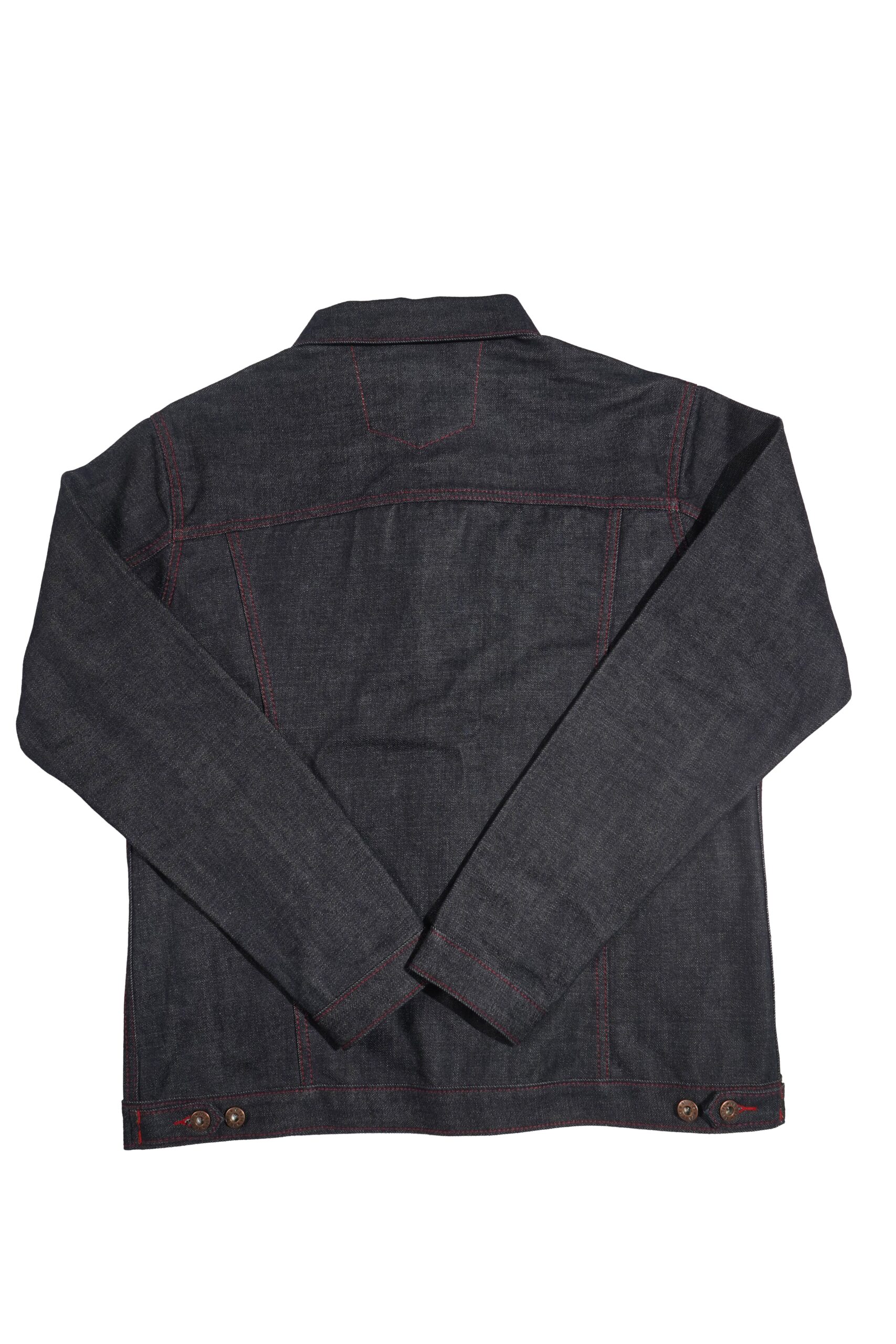 16oz Japanese Selvedge Denim Jacket Type III Red Thread Indigo